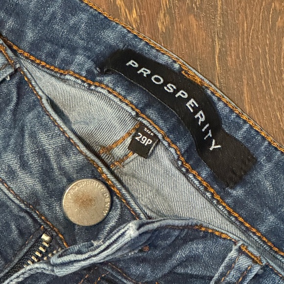 Blue Skinny Jeans with Distressed Details - Picture 3 of 5